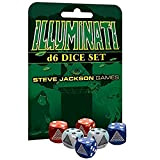 Steve Jackson Games 5928 - Set di 6 accessori illuminati D6