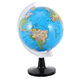 STOBOK Globo Mondo Geografico Globo Mondo con Supporto Globo Mondo Globi Geografici Scrivania Aula Globo Decorativo Mappa della Geografia Educativa