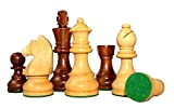 StonKraft pezzi degli scacchi in legno, scacchi, pedine degli scacchi, monete di scacchi, pezzi degli scacchi in legno (altezza del ...