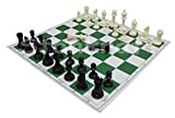 StonKraft - scacchi da torneo, scacchiera da torneo di 43 x 43 cm con pezzi degli scacchi in plastica (altezza ...
