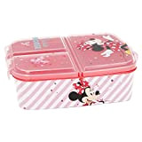 Stor Minnie Mouse (Disney) | Tupper con 3 Scomparti per Bambini - Contenitore per Alimenti Infantile - Porta merenda – ...