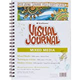 Strathmore Visual Journal Spiral Bound 9"X12"-Mixed Media Vellum