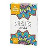 Stress Less Cards - 50 Inspirational Mindfulness & Meditation Exercises | Helps Relieve Stress, Anxiety | Natural Relaxation, Insomnia & ...
