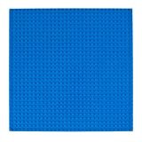 Strictly Briks Base per Costruzioni impilabile - Compatibile con Tutte Le Principali Marche - 25,4 x 25,4 cm - Blu