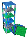 Strictly Briks Set per costruzione torre - include 6 basi da 15,2 x 15,2 cm e pilastri 2x2 - compatibili ...