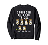 Stubborn Bulldog Inglese Tricks Cane Felpa