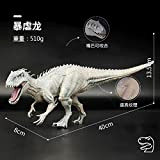 Stylebest Modello di Animali Giocattolo con mandibola Mobile in plastica Jurassic Indominus Rex Action Figures Giocattolo Modello di Dinosauro