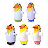 StyleBest Penguin Wobbler, impilabile e a dondolo pinguino, bicchiere gonfiabile per bambini, giocattolo educativo a forma di pinguino, per sport ...