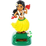 StyleBest Swing Dance Hawaiian Hula Girl Ornament, Dashboard Solar Powered Hawaiian Hula Shaking Head Dancing Toy, Figure Doll Home Car ...