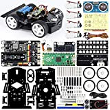SUNFOUNDER Raspberry Pi Pico Robot Car Kit, Open Source, MicroPython, Controllo app, RGB-LED, Kit robot elettronico fai da te per ...