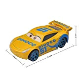 SuoSuo LZWJD Pixar Cars 3 Chick Hicks Police Police McQueen Mater Favoloso Hudson 1: 55 Diecast Metal in Ley Model ...