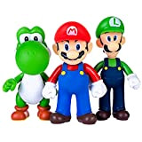 Super Mario Toys – Mario & Luigi Figure – Yoshi & Mario Bros action figure Mario PVC decorazione torta giocattolo