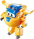 Super Wings Aereo Donnie Transformers Robot, Macchinine Giocattolo Regalo Bambina 3 4 5 Anni, Colore Giallo, 12 cm, EU730212