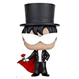 SUPERPLAY Funko Pop Animation : Sailor Moon - Tuxedo Mask 3.75inch Vinyl Gift for Anime Fans (Without Box) Superhappy