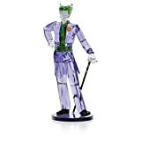 Swarovski DC Comics, Joker, Oggetto Decorativo con Personaggio in Cristalli Swarovski e Metallo Laccato e Placcato in Tonalità Oro, Multicolore
