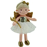 Sweety Toys 11742 - Bambola di peluche con fatina principessa, 30 cm, colore: Oro