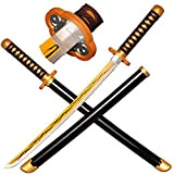 Sword Warrior Spada Demon Slayer 97 cm in Legno Spada-Kamado Tanjirou, Katana in Legno Anime Giapponese, Spada Cosplay
