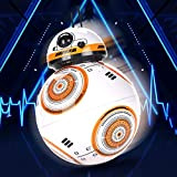 SXNYC Star Wars Robot Telecomandato per Bambini Bb8, 360° Rolling Cantando Giocattoli Divertenti per Bambini Regalo, 2.4 GHz Telecomando Figura ...