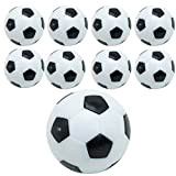 SZXMDKH Set di 8 palline da calcio professionali, di alta qualità e silenziose, da 35 mm, perfette per calcio balilla ...