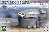 Takom TAK5016 5016 28 cm SK C/34 Torre di protezione 1:72 - Modellismo