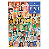 Talking Tables Puzzle da 1000 pezzi ispiratore di donne con poster abbinato e foglio di curiosità | Design illustrato colorato, ...