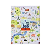 Talking Tables-Puzzle e poster multicolore con mappa di Londra da 250 pezzi | Illustrato | Regno Unito Inghilterra Luoghi di ...