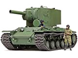 Tamiya 35375 1:35 Rus. SW. Pz. KV-2 Gigant 152 mm – Riproduzione Fedele all'originale, modellismo, in plastica, per bricolage, Hobby, ...