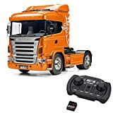 Tamiya 56338 1:14 RC Scania R470 - Camion Bundle con telecomando (KO 8 canali MC-8 MX-F TR Set 2.4G), camion ...