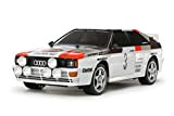TAMIYA TAM58667 58667 Audi 300058667-1:10 RC Quattro Rally A2 (TT-02) - Kit di costruzione per modellismo, hobby, assemblaggio, colore bianco