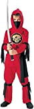 Tante Tina Costume da Ninja per Bambino - Ninja Costume con Cappuccio, con Maniche Lunghe, Pantaloni e Cintura - Rosso ...