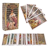Tarocchi Delle Carte Oracolo, 78 Carte Tarocchi Vintage Tarot Deck, Tarot Cards con Scatola Colorata Tarocchi per Principianti,Carta da Gioco ...