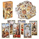 Tarocchi Mucha Rider Waite, 78 Pezzi Carte Tarocchi Vintage Tarot Deck, Tarot Cards Con Scatola Tarocchi per Principianti, Carta Da ...