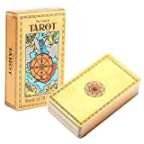 Tarocchi Rider Waite, 78 Pezzi Carte Tarocchi Vintage Tarot Deck, Tarot Cards Con Scatola Bianca Tarocchi per Principianti, Carta Da ...