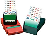 Tasca Bridge partner Bidding Boxes – nero – Set di 4 con Bidding Cards