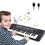Tastiera Pianoforte Elettronica Bambini, Tastiera Pianoforte Musicale a 37 Tasti Portatile Digitale Tastiera Mini Insegnamento Giocattolo Regalo per Principianti Ragazzi ...