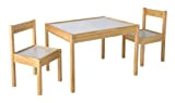 Tavolo luminoso Montessori RGBW 64 x 48 cm con sedie