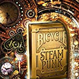 Tavoloverde Carte da Gioco Bicycle - Steampunk - Gold