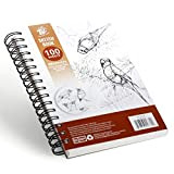 TBC A5 Blocco Album Da Disegno Professionale A Spirale - Sketchbook 100sheet. Carta Da Disegno Per Artisti. Album Disegno Ideale ...