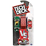Tech Deck | Mini Skate FINGERSKATE VERUSUS Series | Confezione da 2 Mini Skate Assortiti e Un ostacolo, per Bambini ...