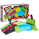 Tech Deck, Neon Mega Park X-Connect Creator, Set di rampa Personalizzabile con Due tastiere, Giocattolo per Bambini per Ragazzi e ...