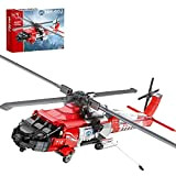 Technics Rescue Helicopter HH-60J - Set da costruzione per modelli, 1137 pezzi, MOC fai da te, per città tecnica, per ...