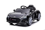 Tecnobike Shop Auto Elettrica per Bambini Audi R8 Spyder 12V Ufficiale Audi Sedile in Pelle Luci Suoni Mp3 con Telecomando, ...