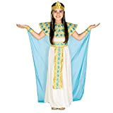 TecTake dressforfun Costume da Bambina - Cleopatra | Incantevole Abito | Acconciatura in Stile egizio (10-12 Anni | No. 300188)
