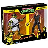 Teenage Mutant Ninja Turtles contro Cobra Kai Donatello contro Johnny Lawrence 2 Pack