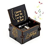 Teepao Harry Potter Music Box, manovella Carillon Musicale Scatola in Legno Intagliato a Mano in Legno Music Box, Game of ...
