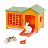 Terra by Battat – Bunny Hutch – Bunny Rabbit Toy Animal Figura Playset per bambini di 3 anni & up ...