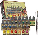 The Army Painter Speedpaint Mega Set, 24 flaconi contagocce di colori acrilici non tossici da 18 ml con palline di ...