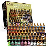 The Army Painter Warpaints Air Mega Set, 60 colori Warpaints (9 metallizzati, 1 vernice acrilica fluo) non tossica, a base ...