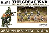 The Great War - Fanteria tedesca 1916-18 (30 persone) in plastica rigida (poliuretano ad impatto elevato), 28 mm