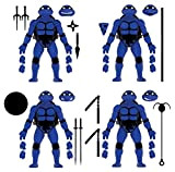 The Loyal Subject Teenage Mutant Ninja Turtles BST AXN - Set di 4 personaggi d'azione Midnight Turtles SDCC Exclusive 13 ...